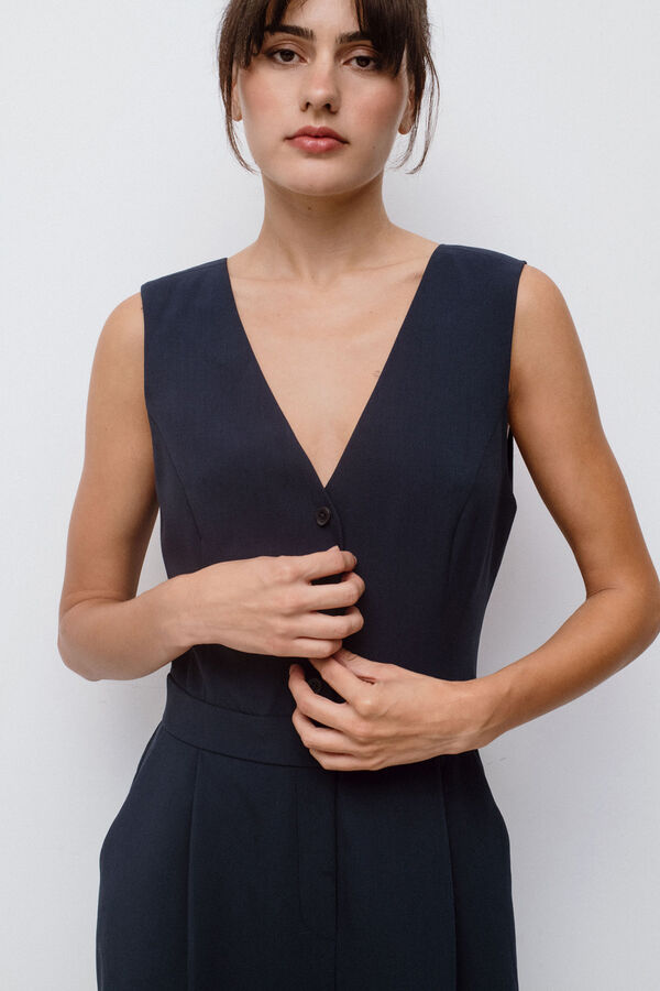 Vila Jumpsuit with straps Azul