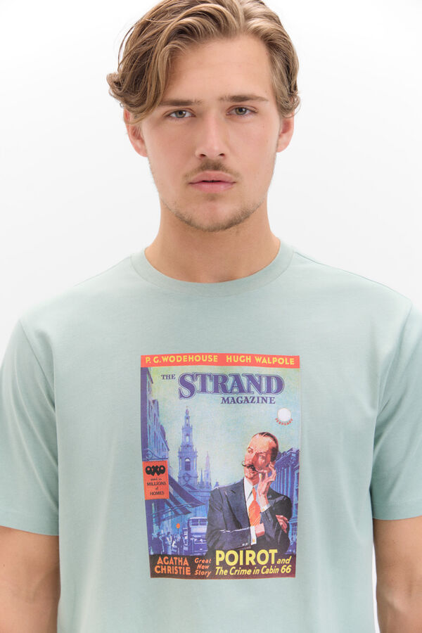 Cortefiel Camiseta agatha christie&reg; Kaki