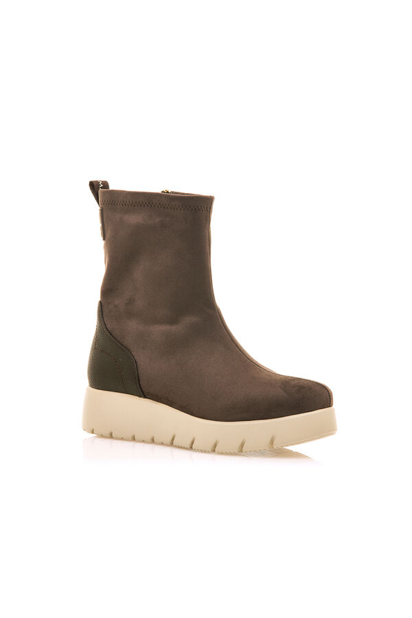 Maria Mare Bot&iacute;n para mujer Marr&oacute;n