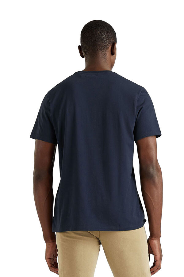 Dockers Camiseta cuello redondo Azul oscuro
