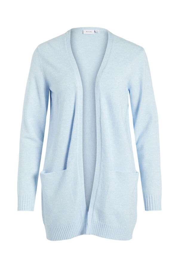 Vila C&aacute;rdigan de punto con viscosa Azul