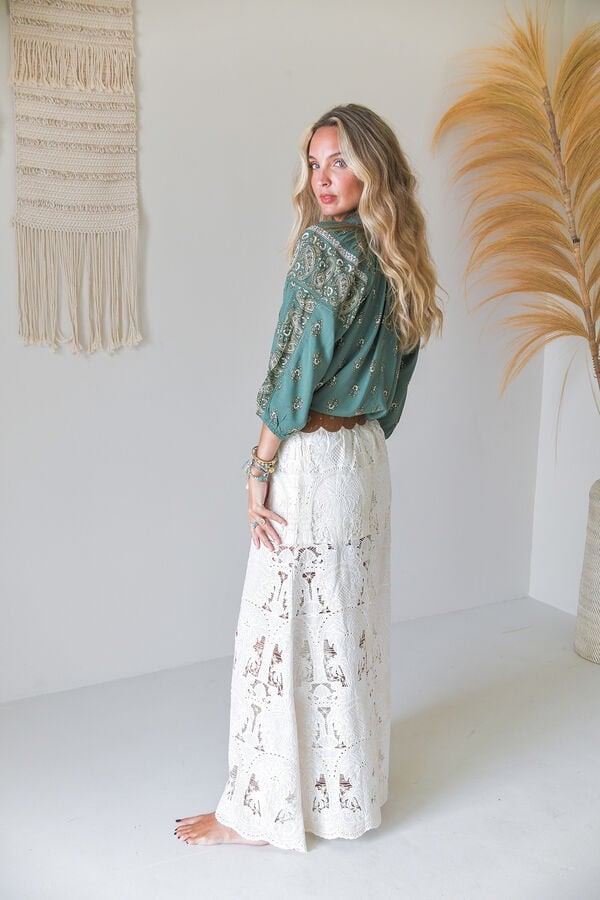 Jaase Blusa de manga comprida Verde