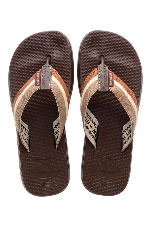 Havaianas Slim Flatform Marr&oacute;n