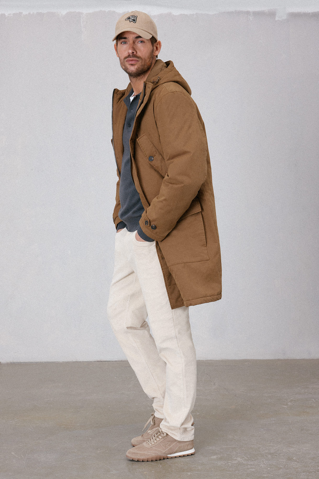 OOTO Parka impermeable capucha