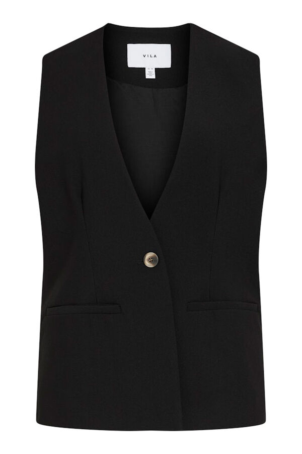 Vila Chaleco de vestir 3/4 Negro