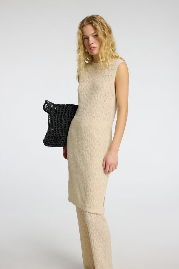 Selected Femme Vestido de punto Gris