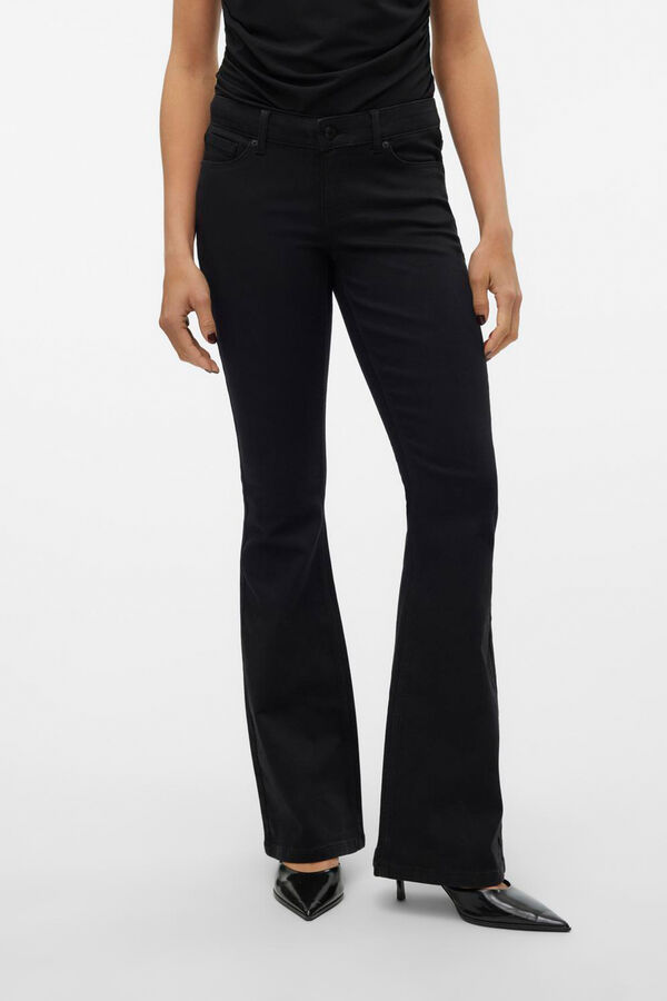 Vero Moda Vaqueros campana Negro