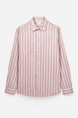 OOTO Camisa rayas relaxed fit Rosa