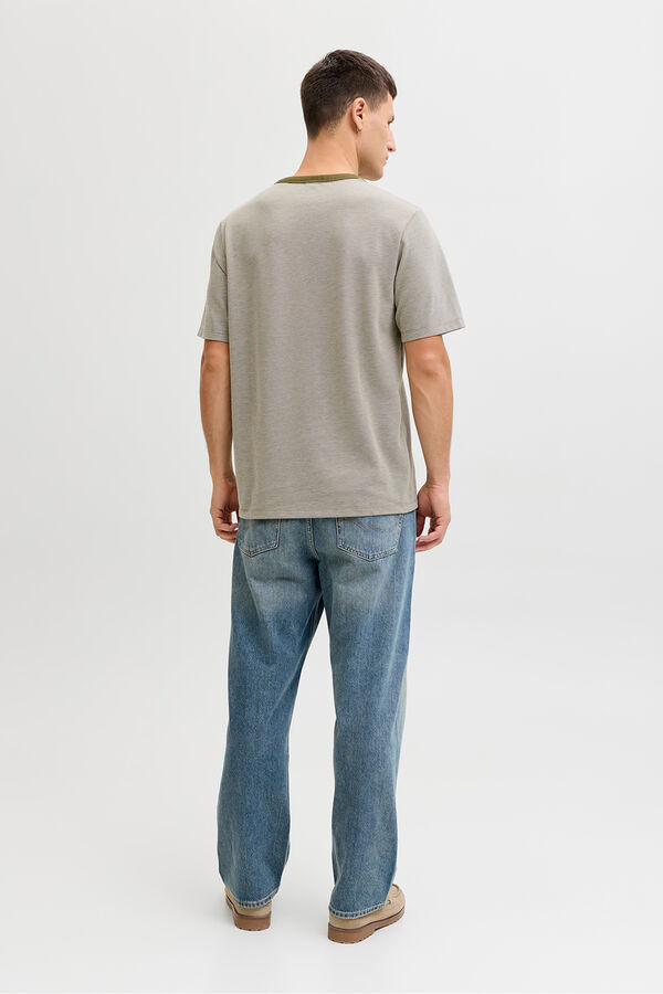 Jack & Jones T-shirt b&aacute;sica manga curta Verde