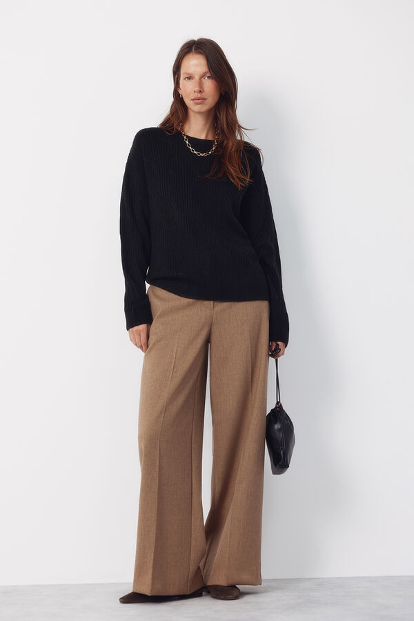 Cortefiel Camisola de toque suave Preto