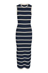 Vero Moda Vestido largo 7/8 sin mangas Azul