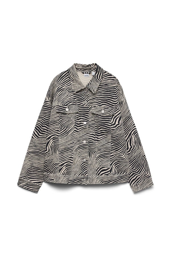 Vero Moda Cazadora estampado animal Estampado beige