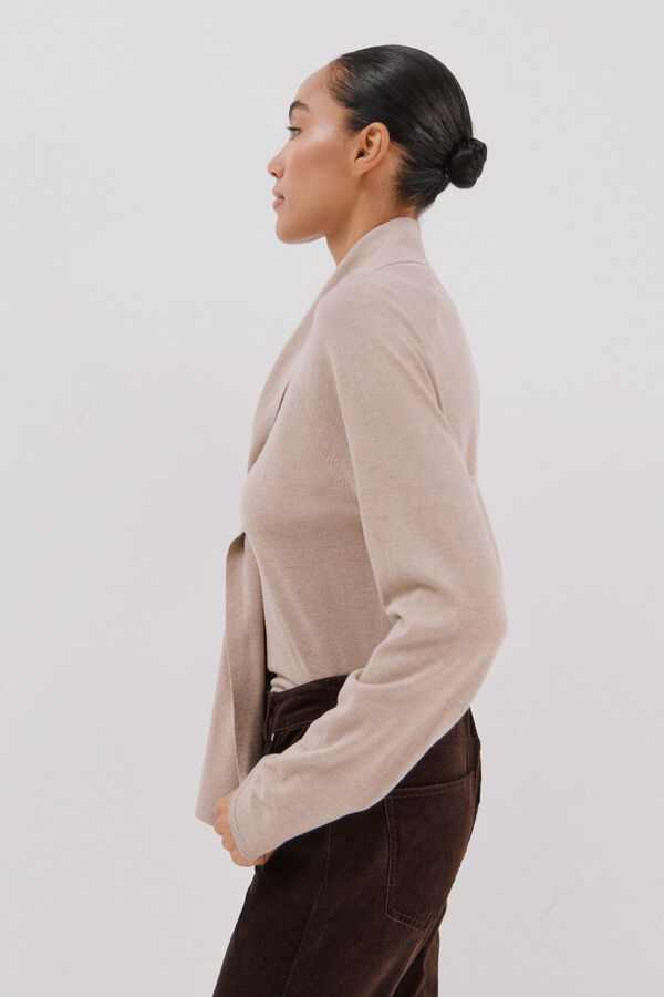 Cortefiel Arco de Jersey Tostado