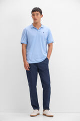 Cortefiel Pantal&oacute;n chino estampado regular fit Azul oscuro