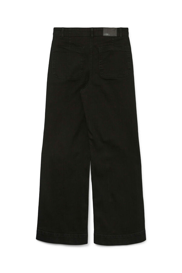 Vero Moda Curve Jeans de tiro alto talla grande Negro