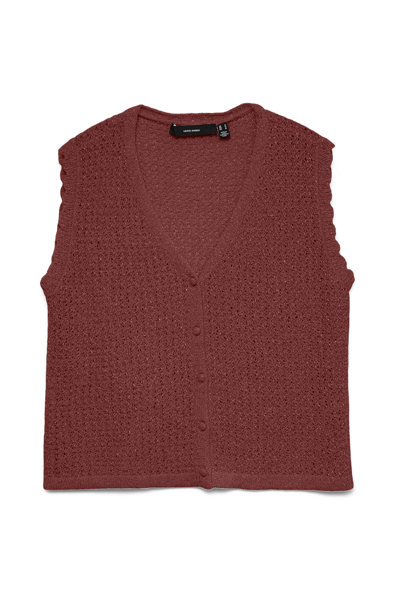Vero Moda Chaleco fibras met&aacute;licas