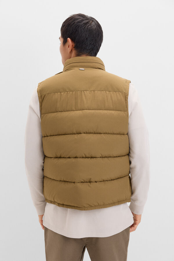 Cortefiel Colete combinado Verde