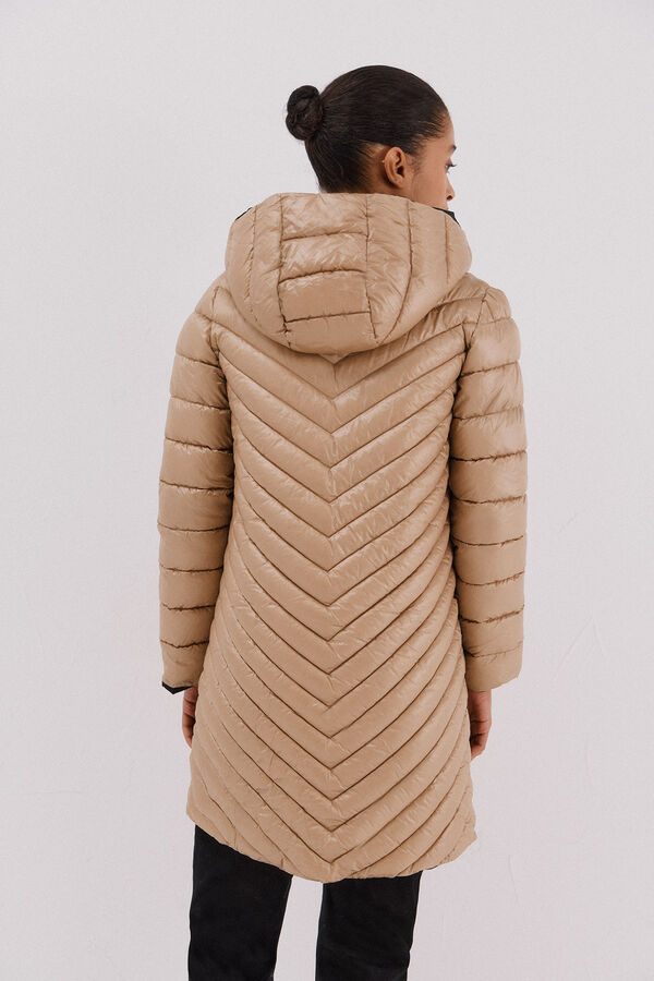 Cortefiel Anoraque revers&iacute;vel thermolite&reg; Tostado