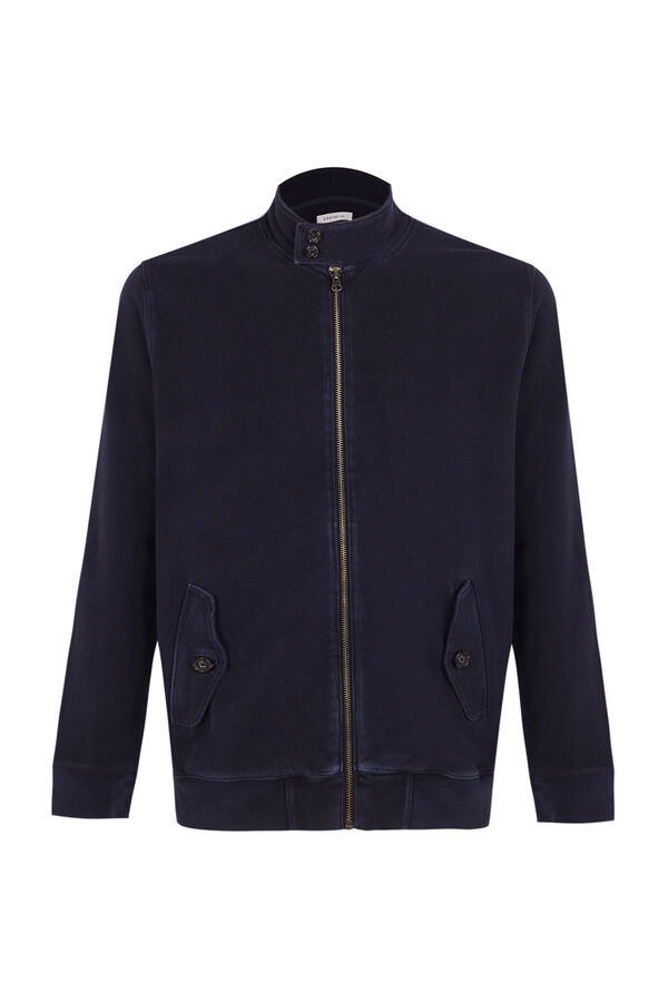 Cortefiel Cardigan lavado estruturado Azul