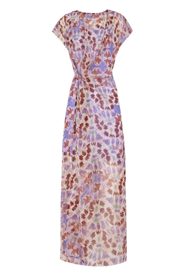 Slowlove Vestido midi drapeado Multicolor