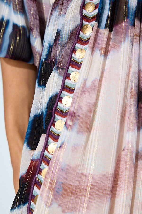 Slowlove Vestido largo estampado Multicolor