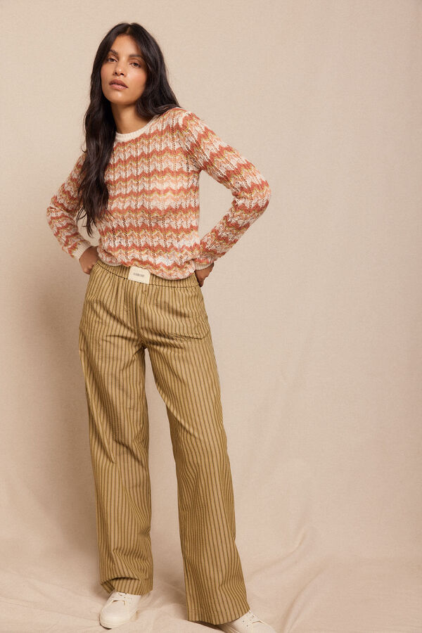 Slowlove Jersey calado multicolor Multicolor