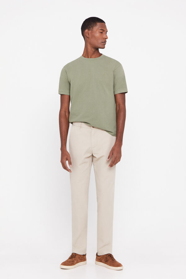 Cortefiel Cal&ccedil;as chino regular fit Tostado