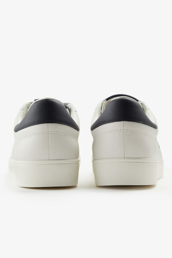 Fred Perry Sapatilhas Spencer pele Ecru