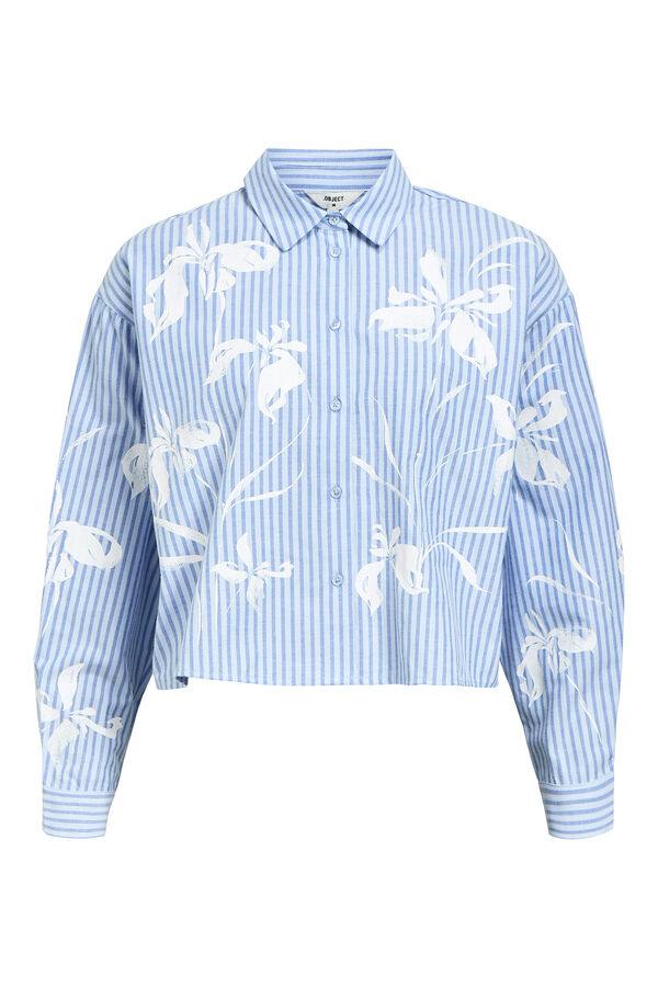 Object Camisa curta estampada Azul