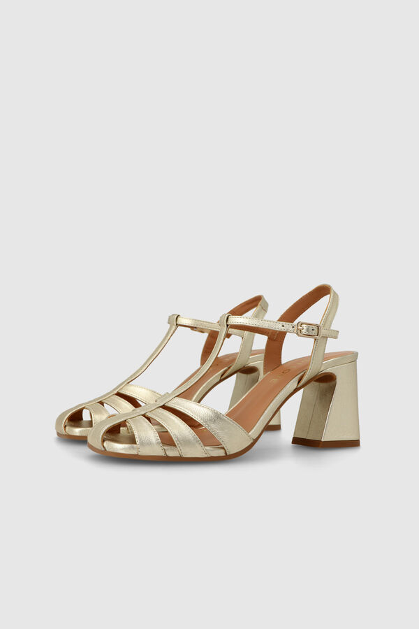 Lodi Sand&aacute;lias de mulher de tiras  Dourado