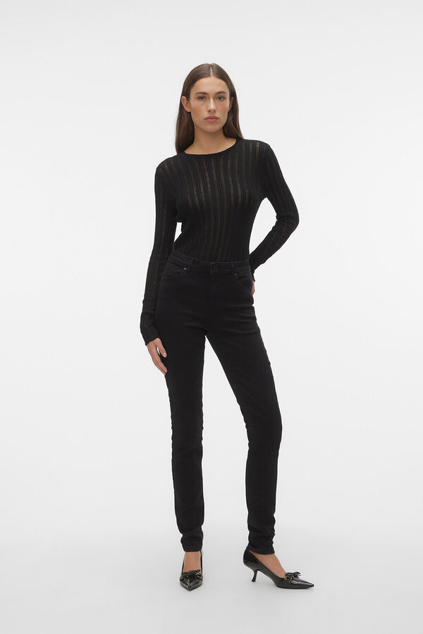 Vero Moda Pantal&oacute;n vaquero skinny Negro