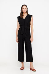 Cortefiel Mono largo con nudo Negro