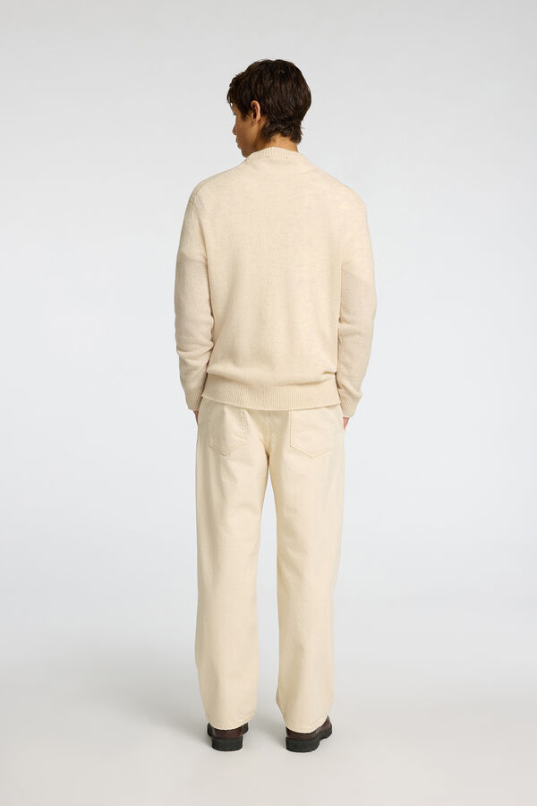 Selected Jersey de punto fino Gris