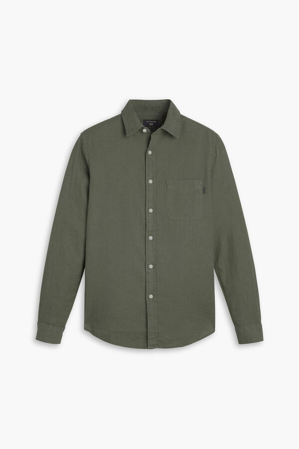 Dockers Camisa de popelina Verde