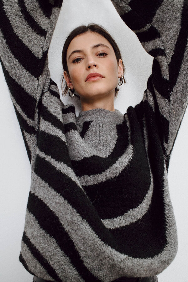 Object Jersey estampado Gris