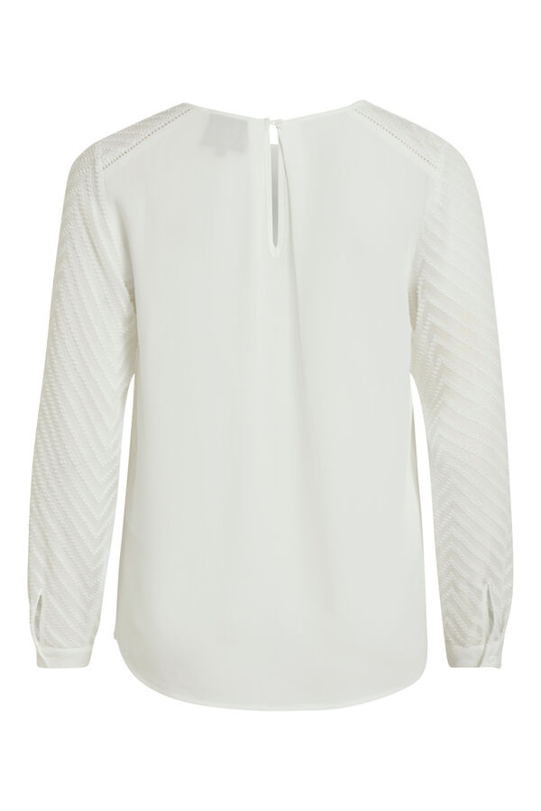 Object Blusa de manga fina Branco