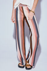 Slowlove Cal&ccedil;as de malha Multicolorido