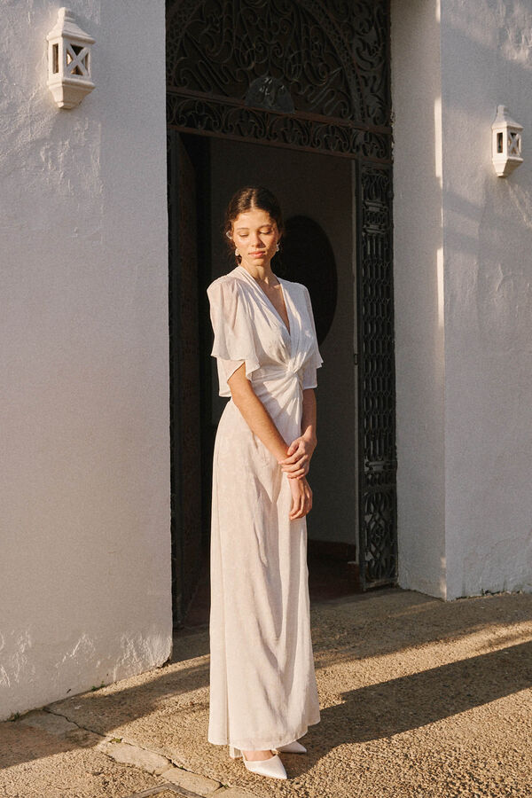 Pol&iacute;n Et Moi Vestido de novia Jazmin Blanco