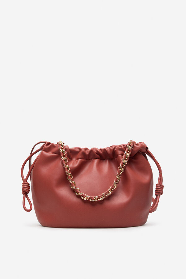 Cortefiel Bolso saco bandolera Coral