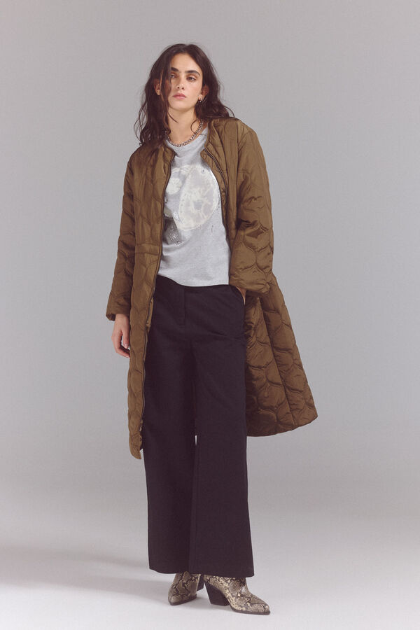 Slowlove Anorak ligero acolchado Kaki