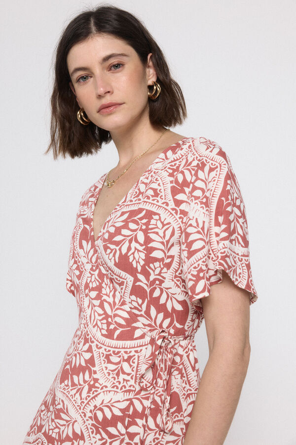 Vero Moda Vestido longo justo Vermelho