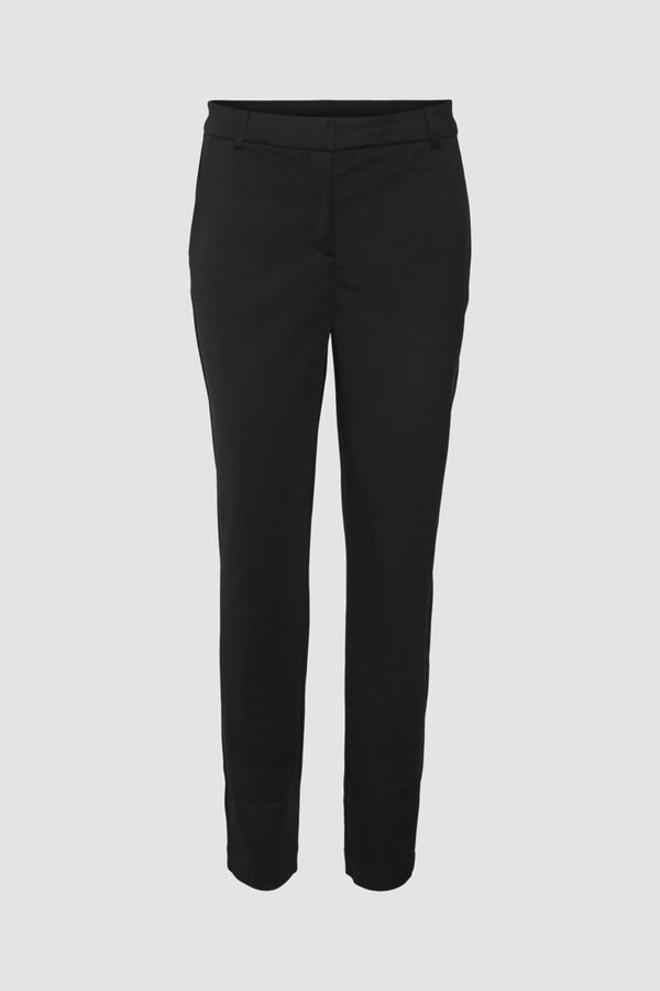 Vero Moda Cal&ccedil;as compridas de malha Preto