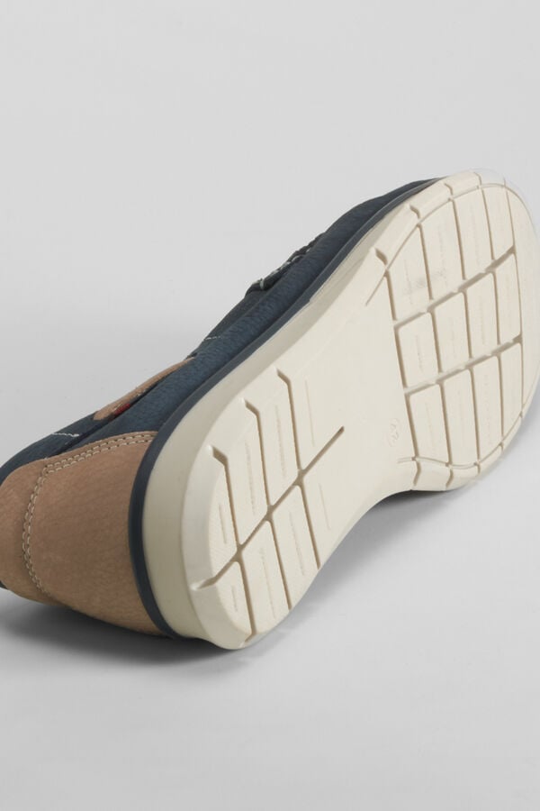 Comfeet Mocas&iacute;n piel COMFEET Azul marino