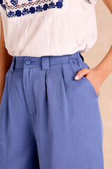 Pol&iacute;n Et Moi Pantal&oacute;n fluido Enea Azul