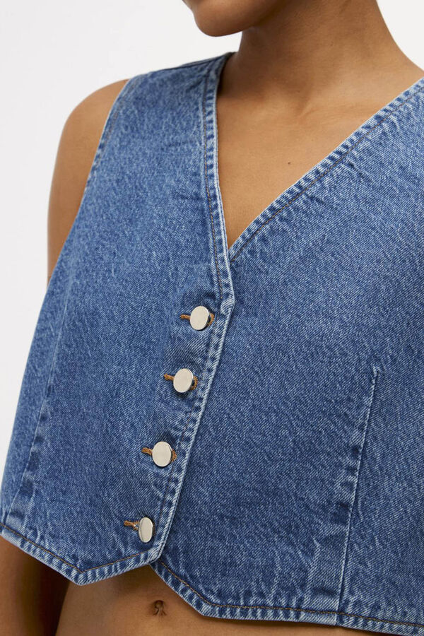 Object Colete de ganga Azul