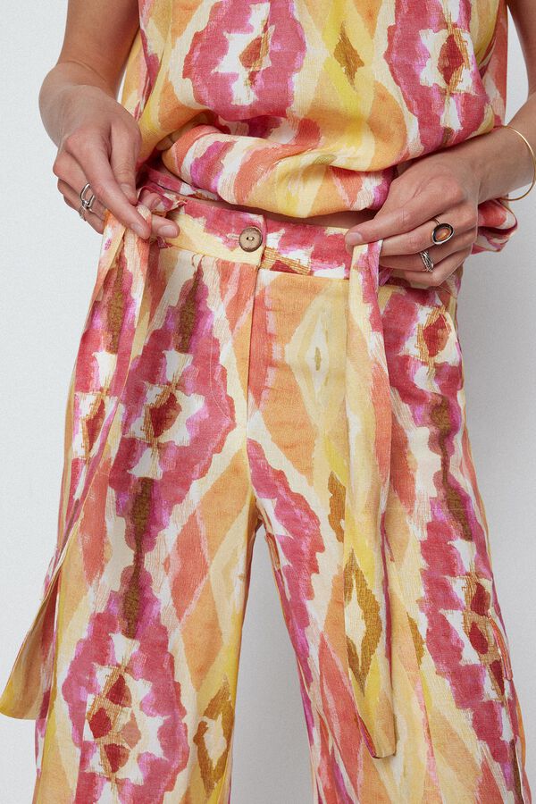 Slowlove Cal&ccedil;as cargo estampadas Vermelho