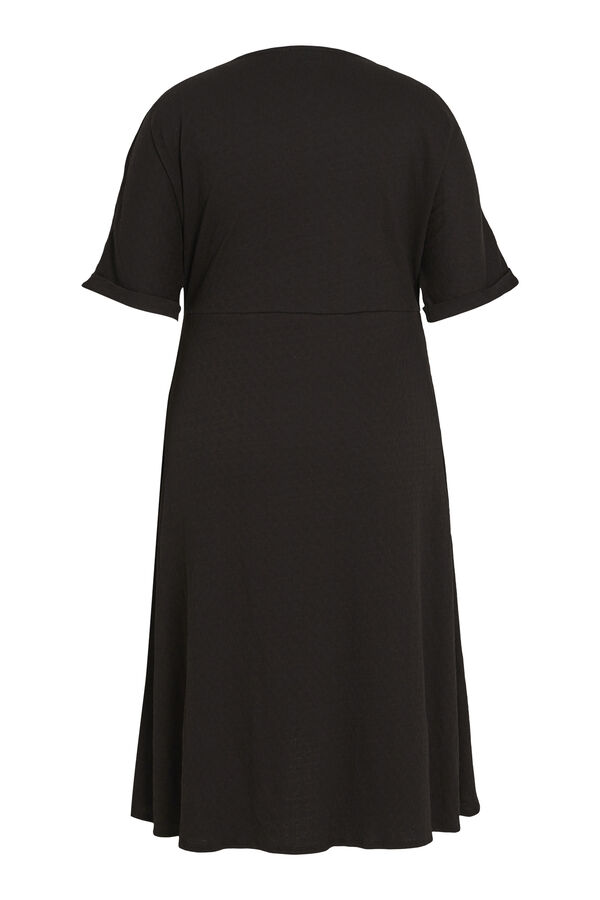 Evoked by Vila Vestido envolvente Negro