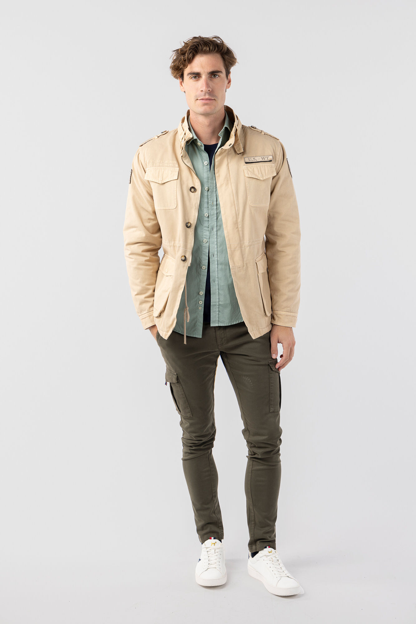 Williot Cazadora Sahariana Con Parches