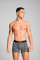 Levi's Pacote de caixa de presente com 3 boxers masculinos Levi's&reg; Preto