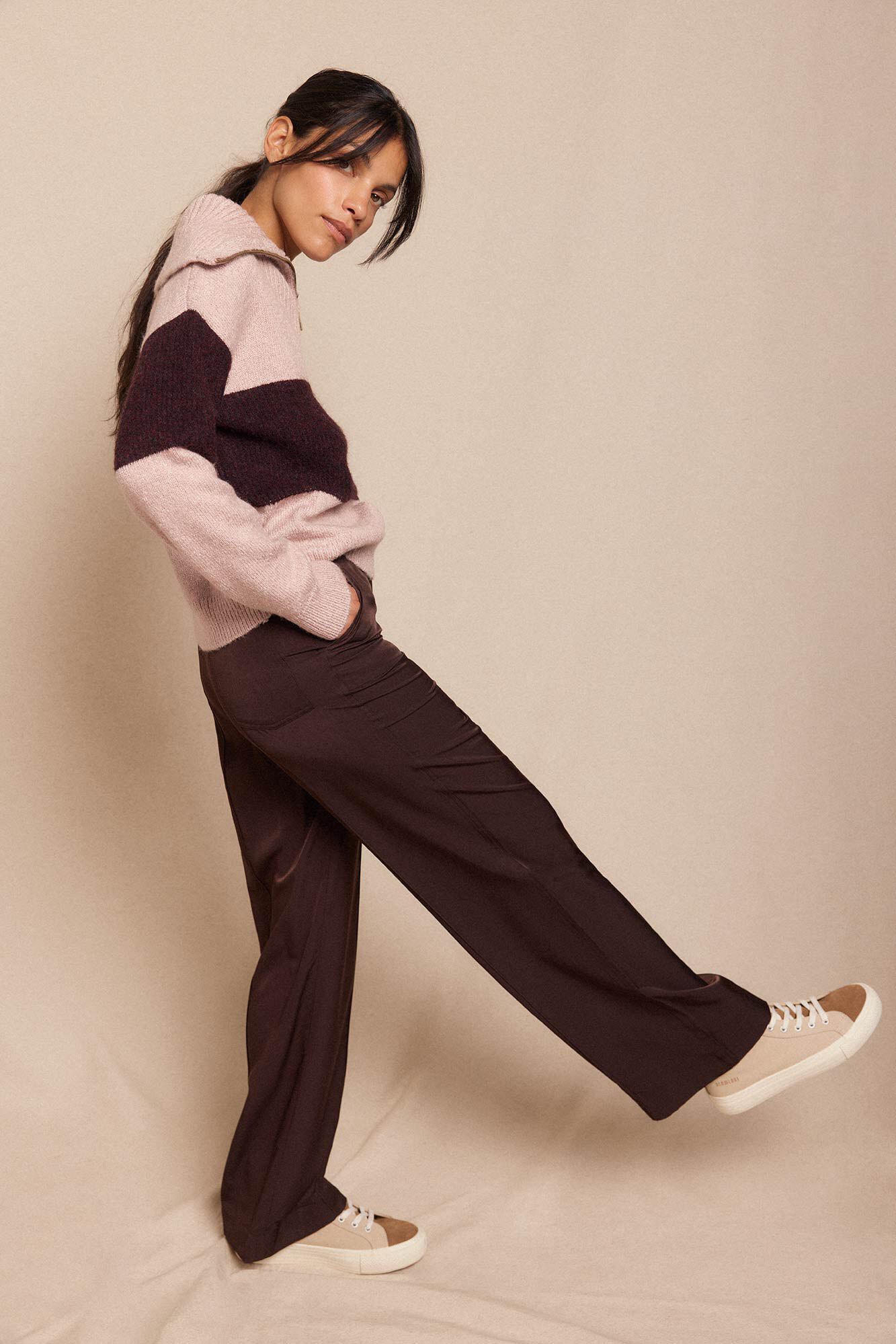 Slowlove Pantal&oacute;n satinado